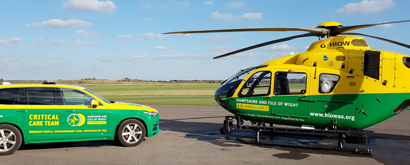 ATF Supplies Support Hampshire & Isle of Wight Air Ambulance